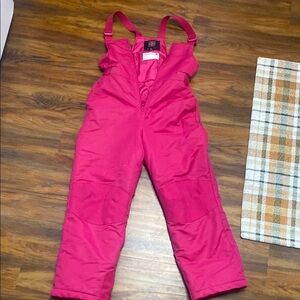 Swiss Tech Kids Pink Snow Pants Overalls Snowsuit Like new, worn once